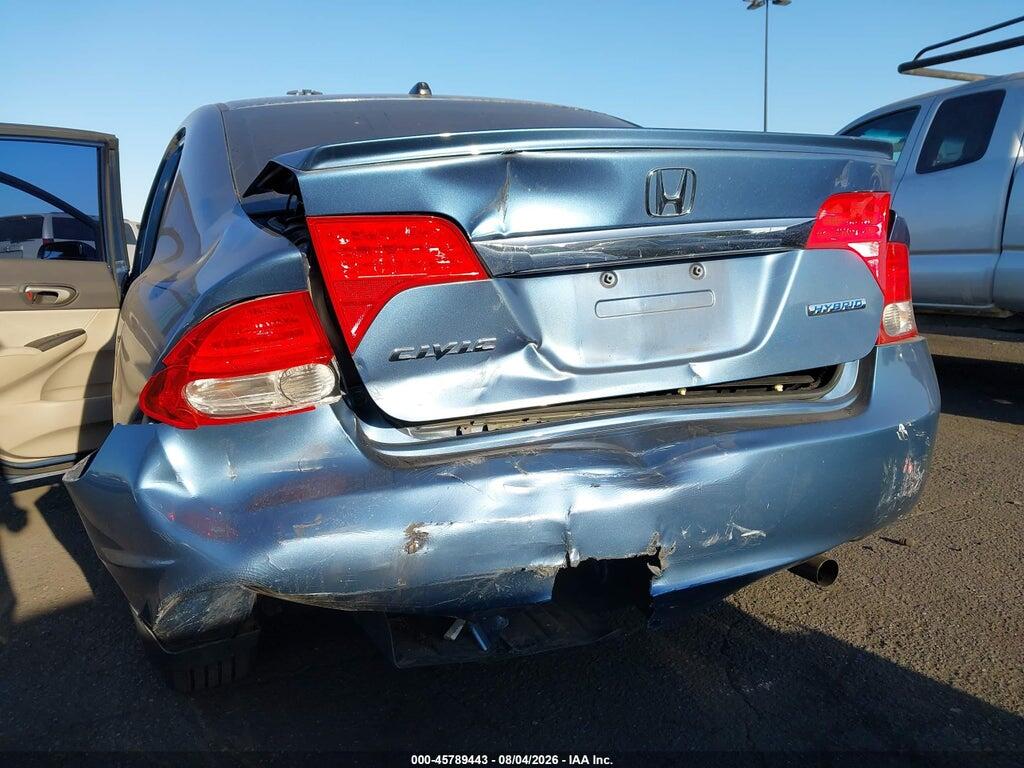 JHMFA36249S014498 2009 HONDA CIVIC HYBRID photo no. 6
