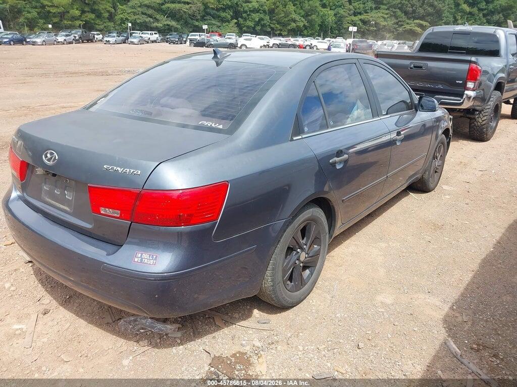 5NPET46C49H500331 2009 HYUNDAI SONATA photo no. 4