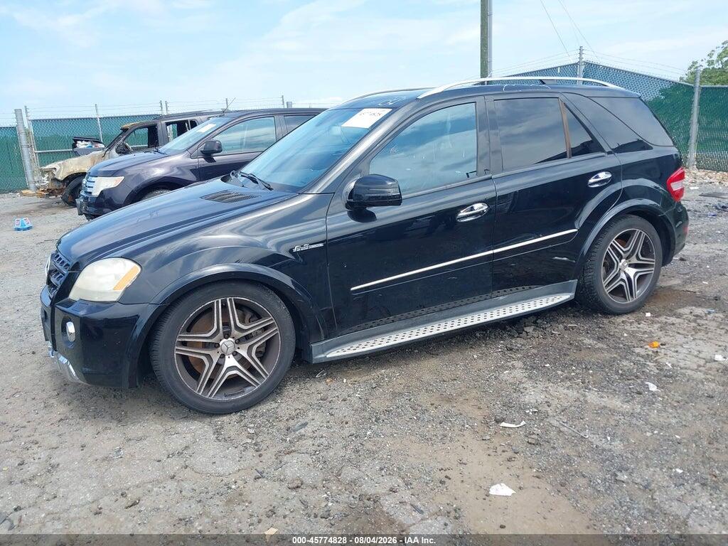 4JGBB77E99A483486 2009 MERCEDES-BENZ ML 63 AMG photo no. 2