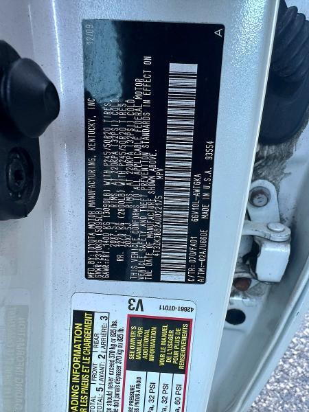 2010 TOYOTA VENZA FWD V6 — Фото 10 из 10