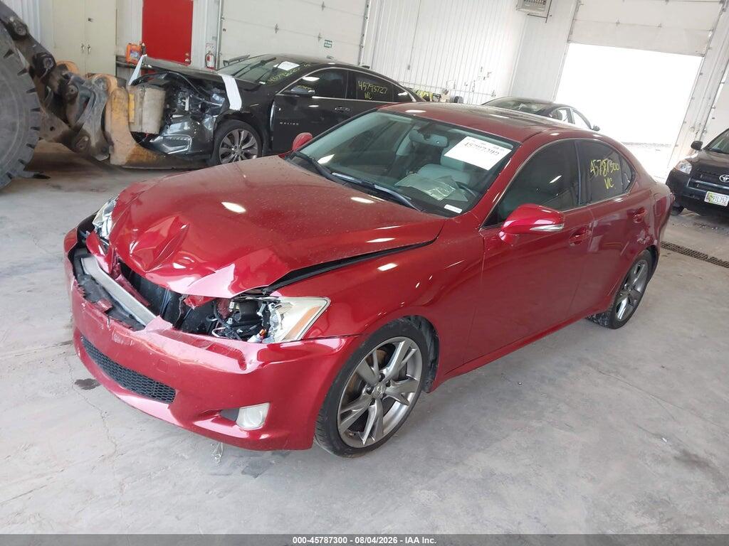 JTHBF5C20A5118912 2010 LEXUS IS 250 photo no. 2
