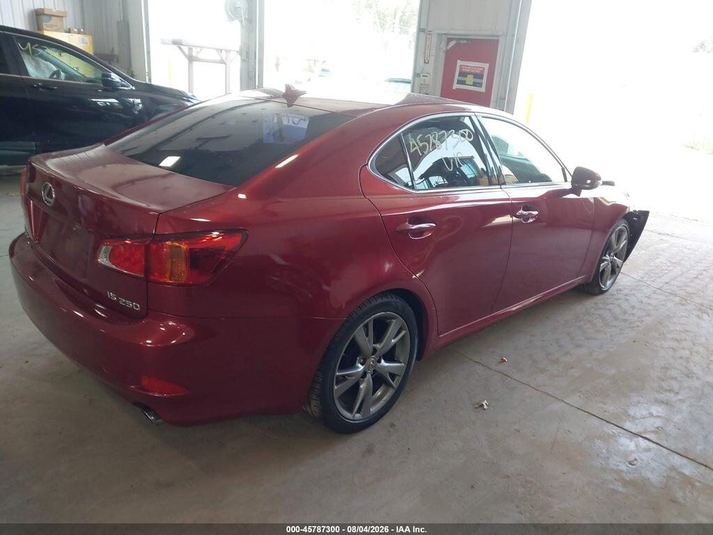 JTHBF5C20A5118912 2010 LEXUS IS 250 photo no. 4