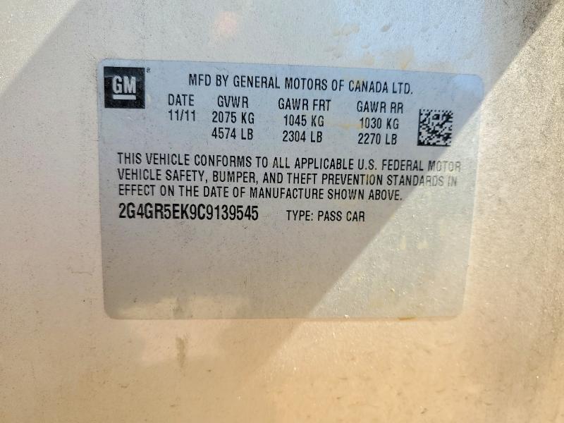 2012 BUICK REGAL — Фото 12 из 12