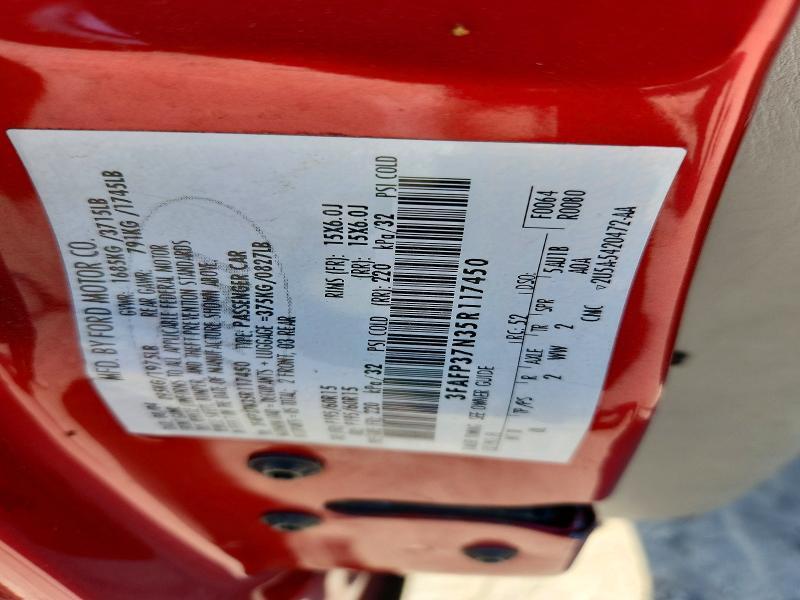 3FAFP37N35R117450 2005 FORD FOCUS photo no. 12