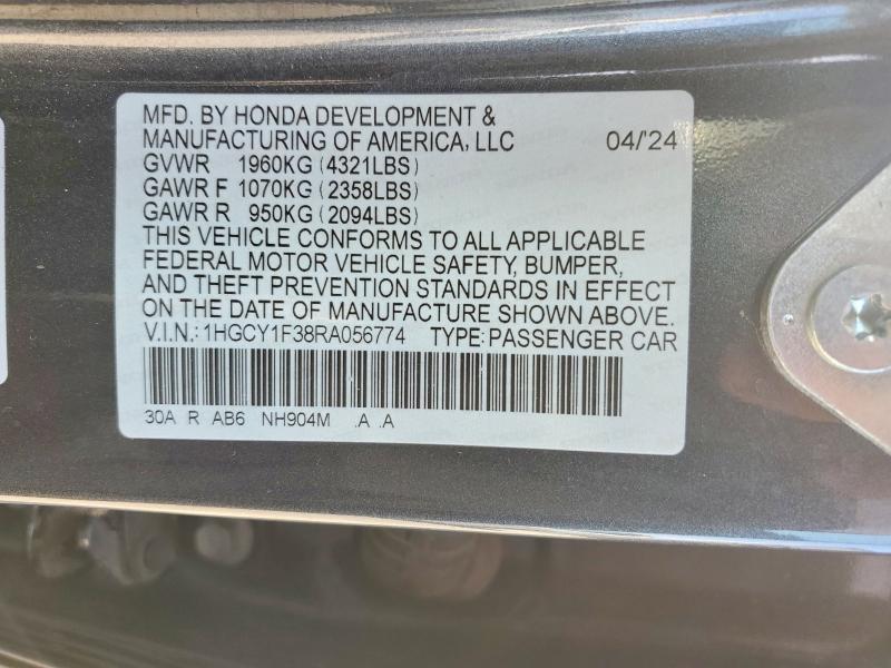 2024 HONDA ACCORD — Фото 12 из 12
