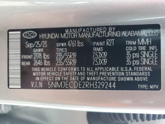 2024 HYUNDAI TUCSON LIMITED — Фото 14 из 14