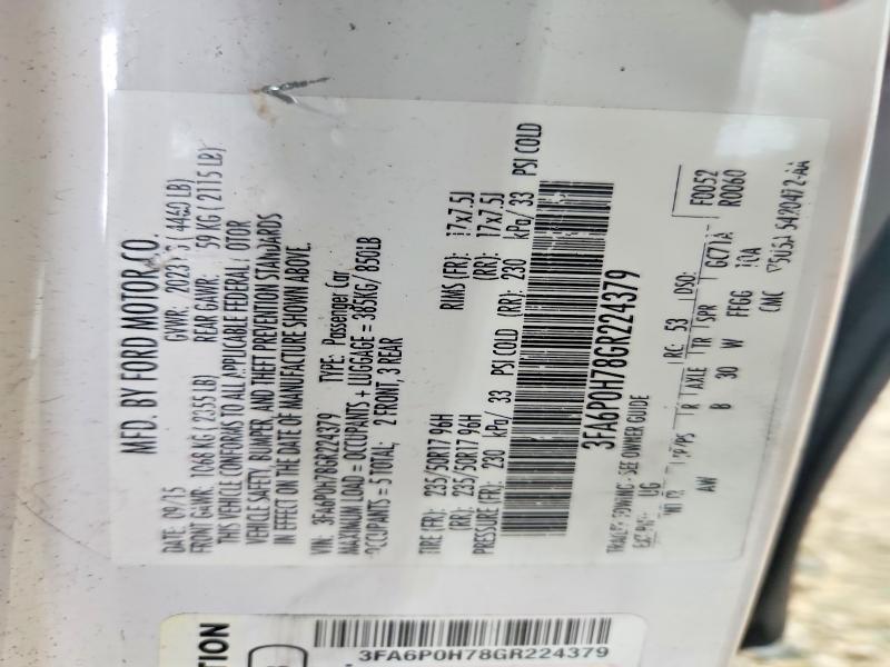 3FA6P0H78GR224379 2016 FORD FUSION photo no. 12