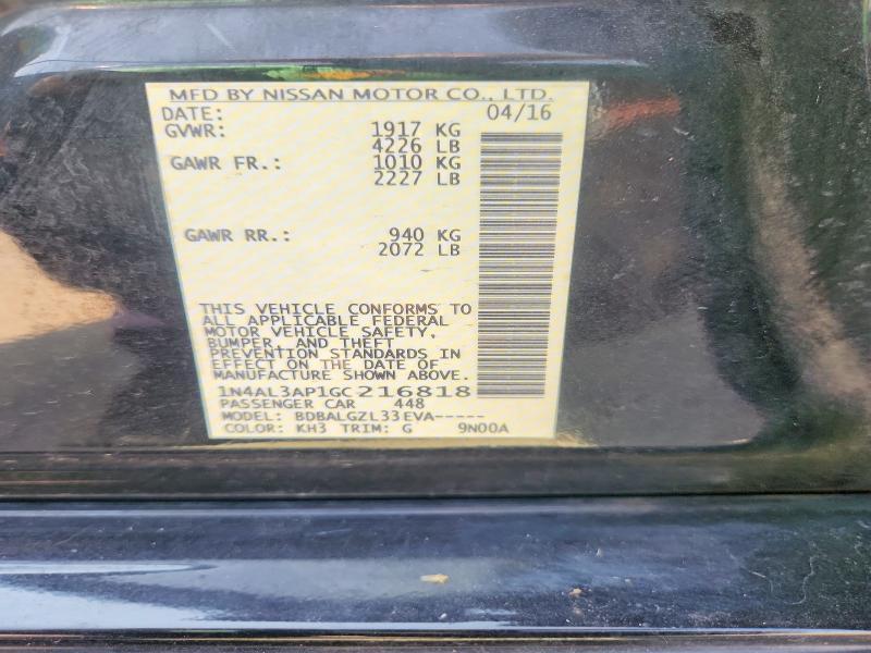 1N4AL3AP1GC216818 2016 NISSAN ALTIMA photo no. 12