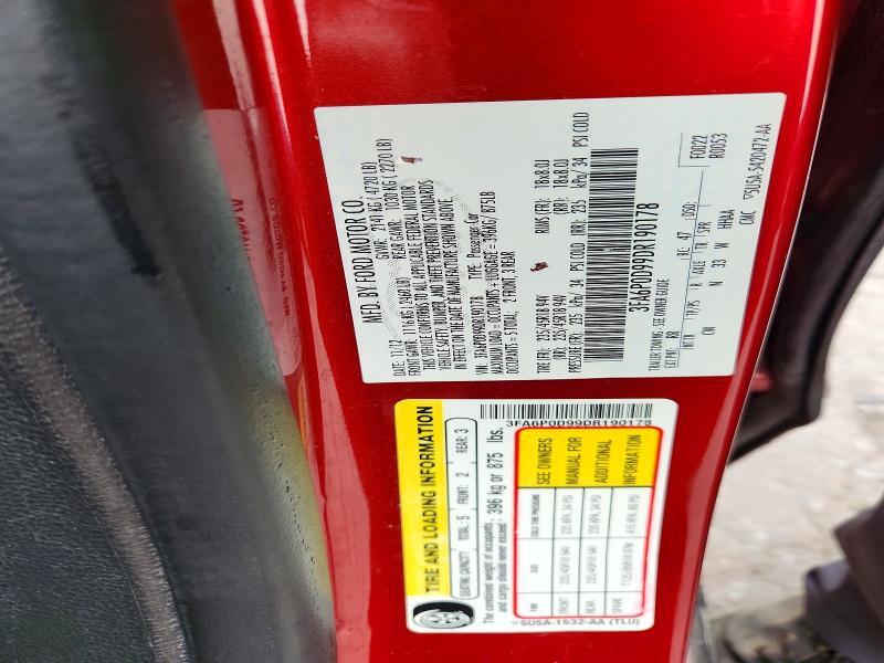 3FA6P0D99DR190178 2013 FORD FUSION photo no. 12