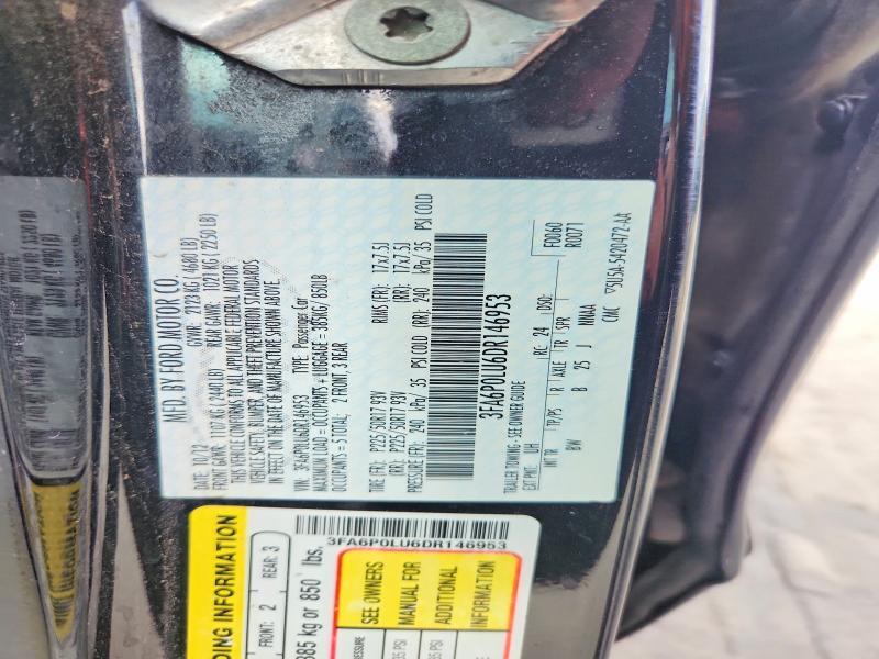 2013 FORD FUSION SE HYBRID — Фото 12 из 12