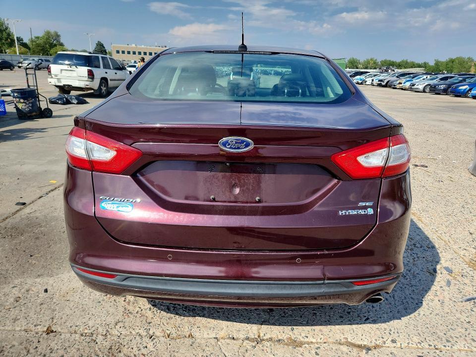 2013 FORD FUSION SE HYBRID — Фото 6 из 13
