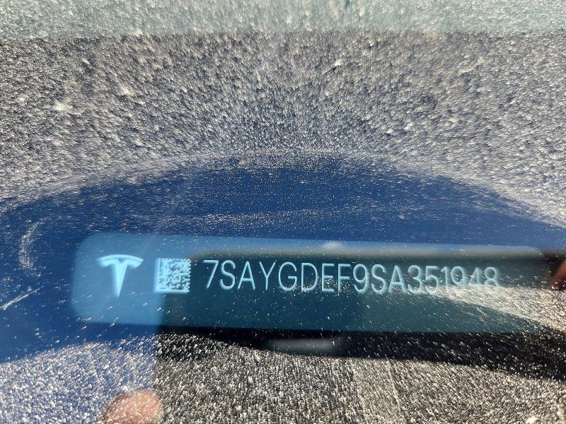 7SAYGDEF9SA351948 2025 TESLA MODEL Y photo no. 12