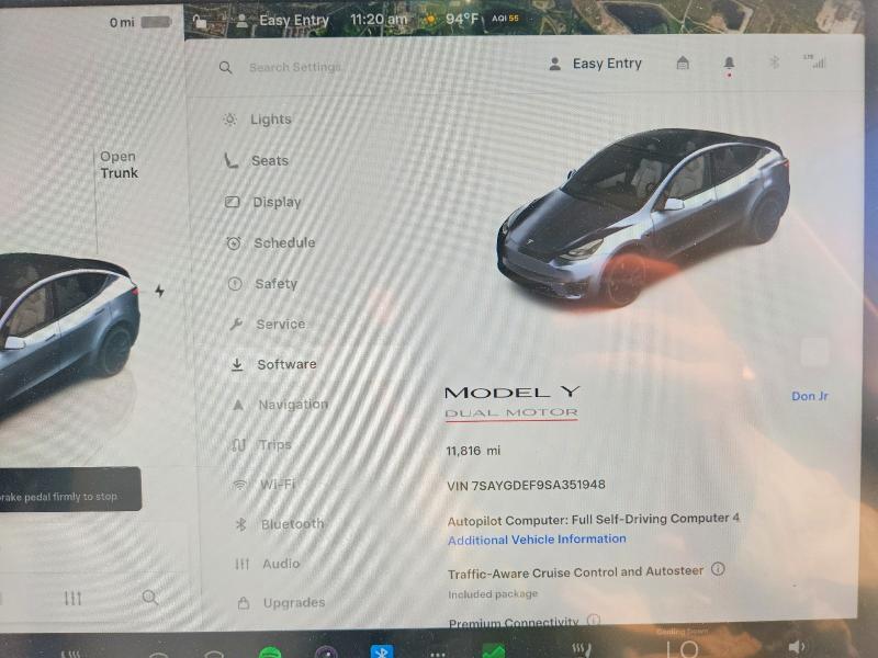 7SAYGDEF9SA351948 2025 TESLA MODEL Y photo no. 9
