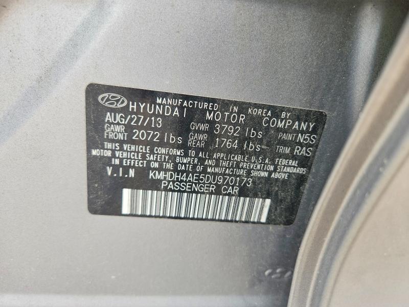 2013 HYUNDAI ELANTRA GLS — Фото 12 из 12