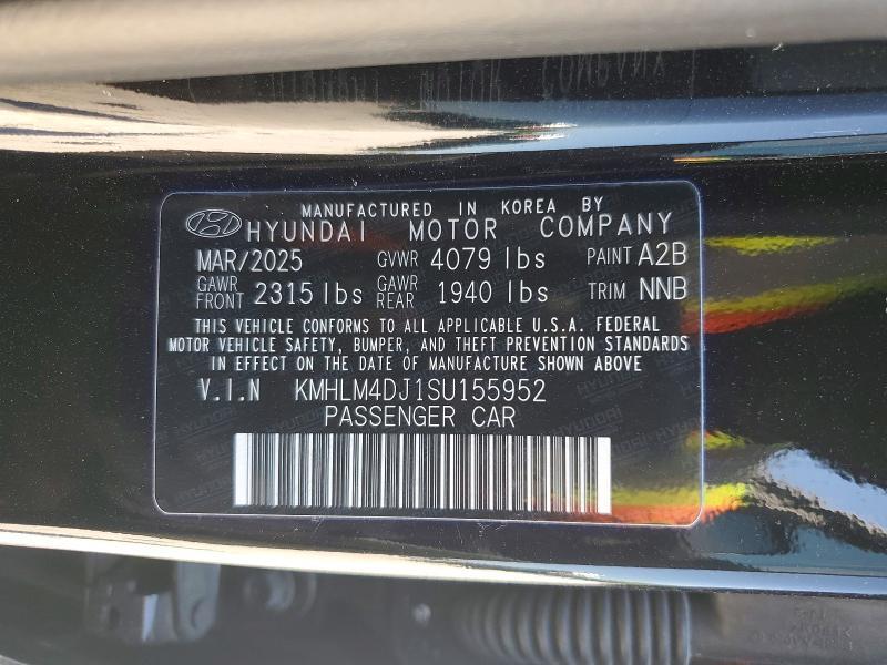2025 HYUNDAI ELANTRA HYBRID SEL SPORT — Фото 12 из 12