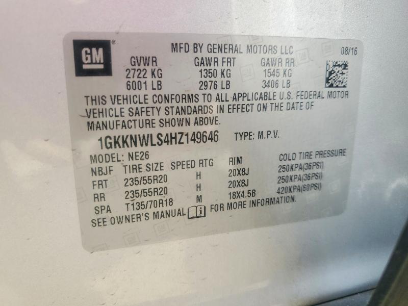 2017 GMC ACADIA SLT-2 — Фото 13 из 13