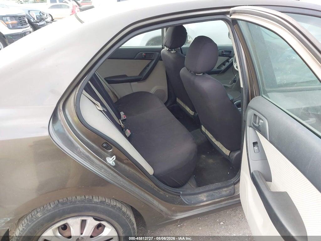 KNAFU4A24B5885750 2011 KIA FORTE photo no. 8