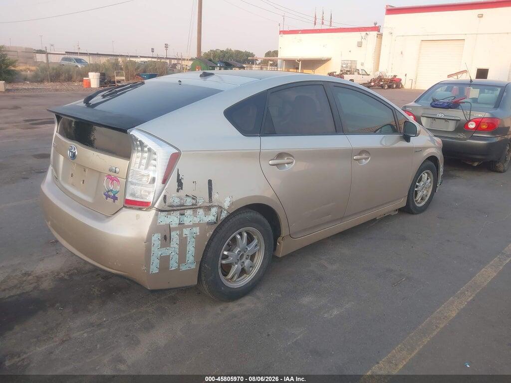 JTDKN3DU3B0312907 2011 TOYOTA PRIUS photo no. 4