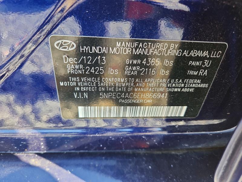 2014 HYUNDAI SONATA SE — Фото 12 из 12