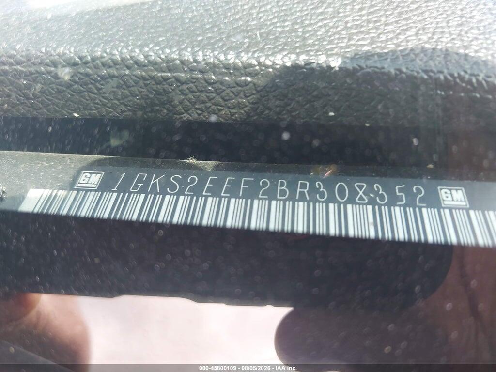 1GKS2EEF2BR308352 2011 GMC YUKON photo no. 9