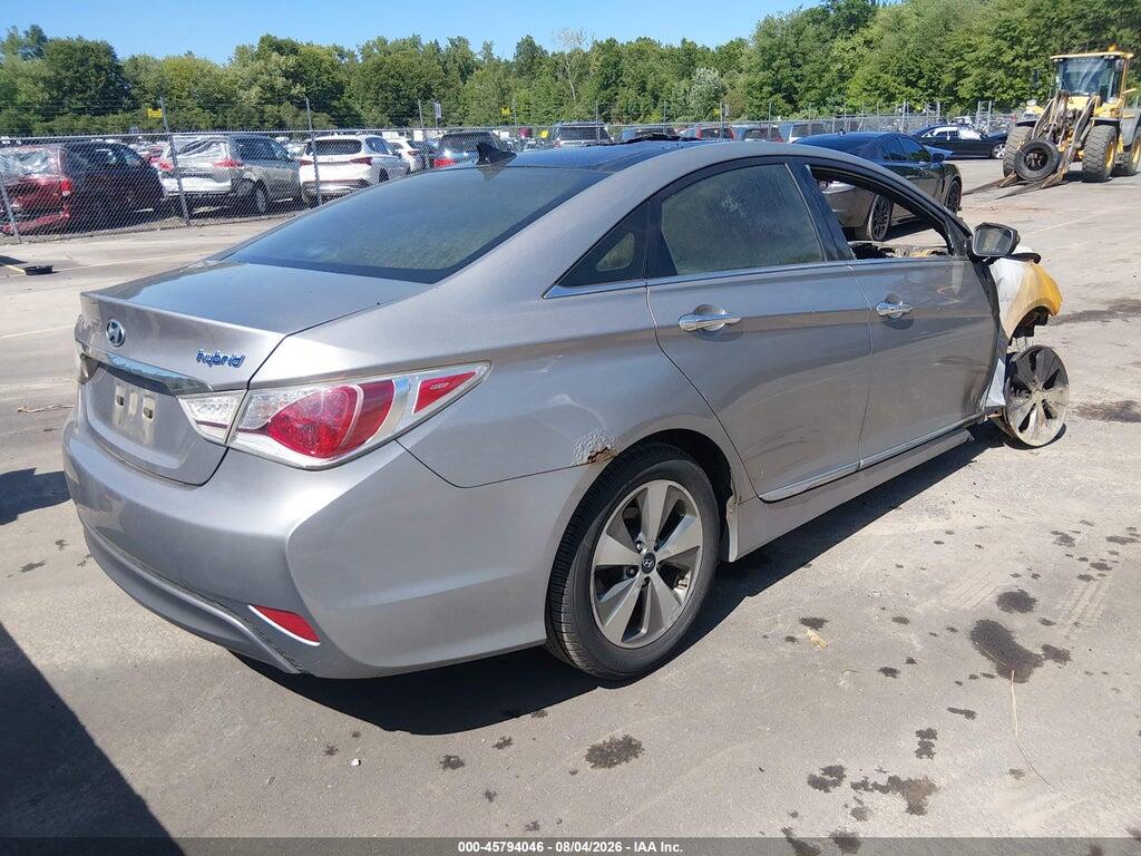 KMHEC4A40BA002765 2011 HYUNDAI SONATA HYBRID photo no. 4