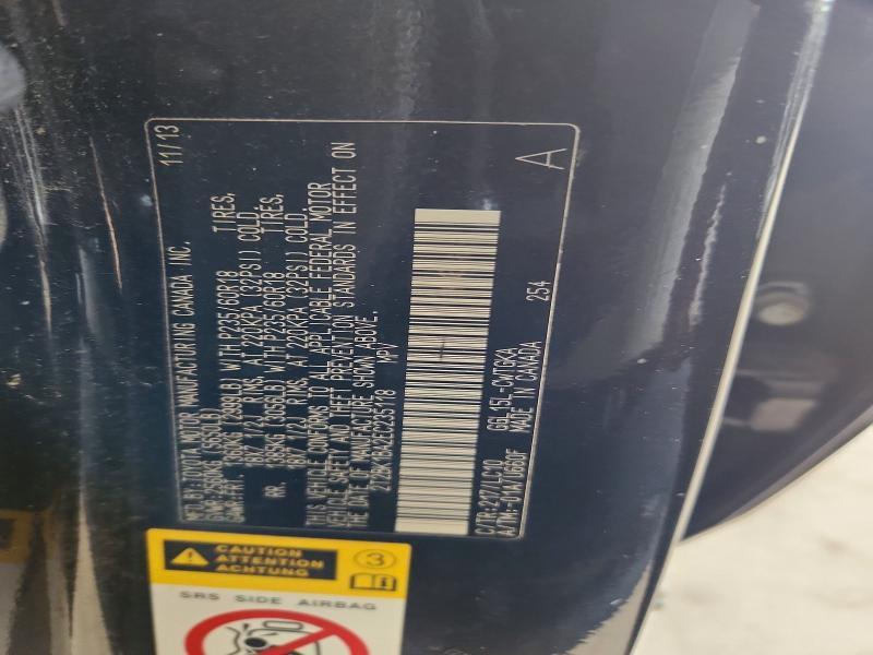 2T2BK1BA2EC235118 2014 LEXUS RX 350 photo no. 12