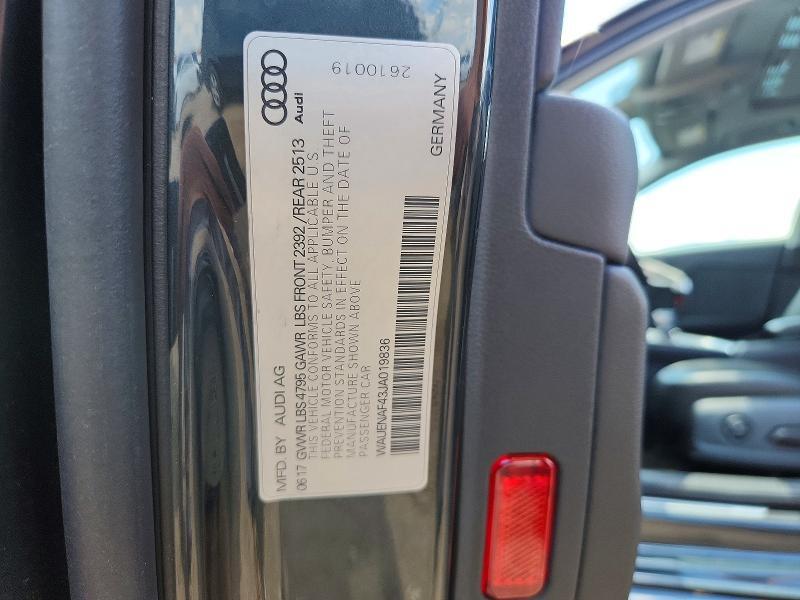 2018 AUDI A4 PREMIUM PLUS — Фото 12 из 12