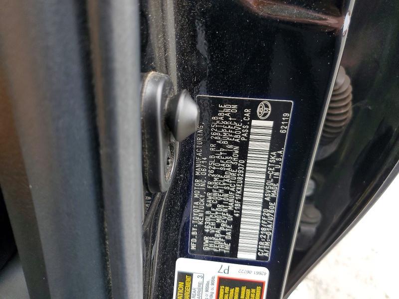 4T1BF1FKXEU829370 2014 TOYOTA CAMRY photo no. 12