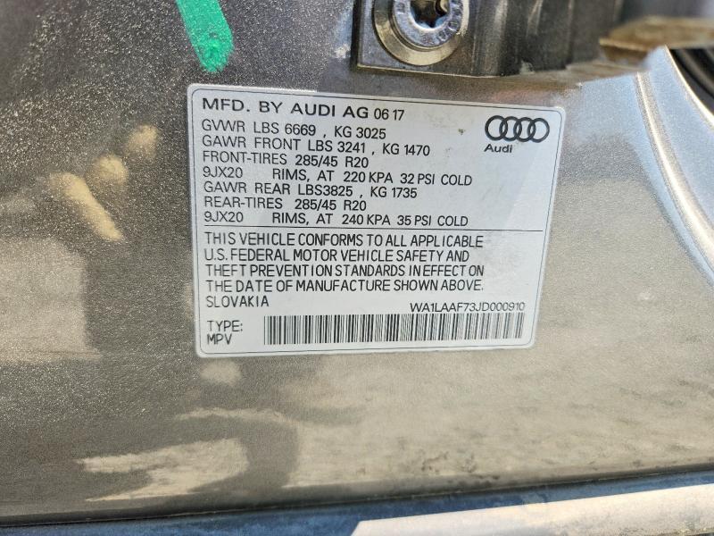 2018 AUDI Q7 PREMIUM PLUS — Фото 14 из 14