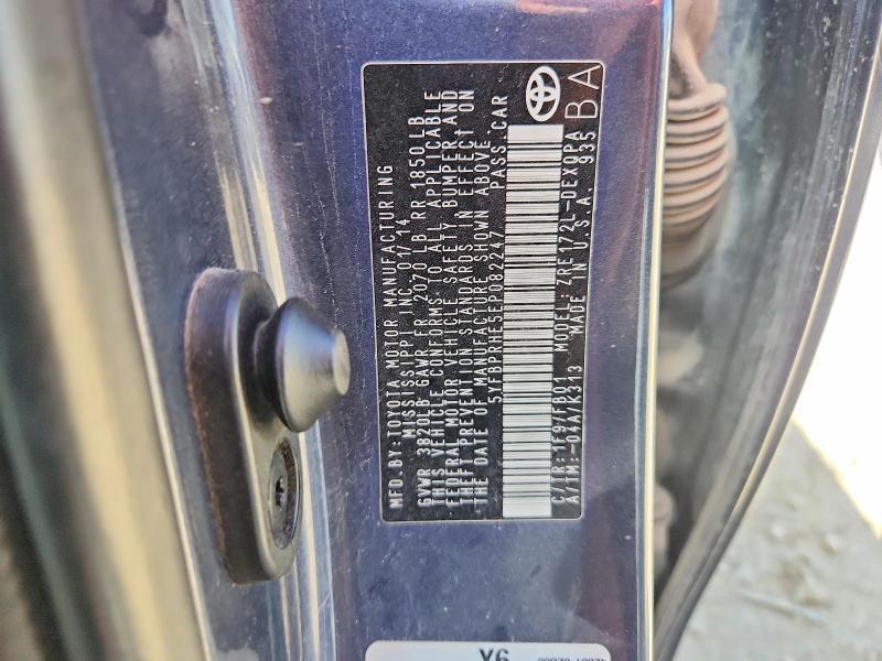 2014 TOYOTA COROLLA LE ECO — Фото 12 из 12