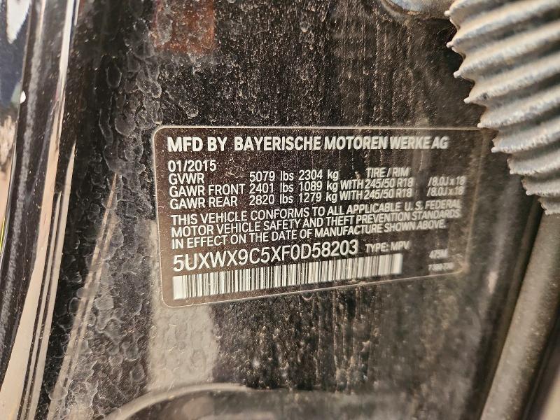 2015 BMW X3 XDRIVE28I — Фото 13 из 13