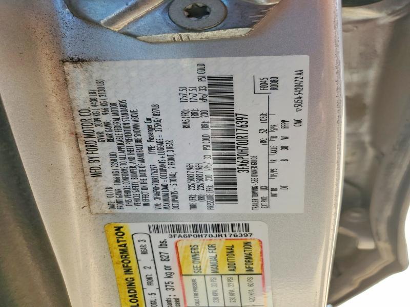 3FA6P0H70JR176397 2018 FORD FUSION photo no. 12