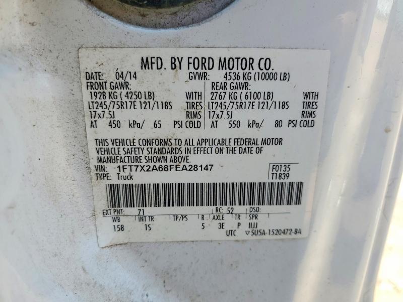 2015 FORD F250 SUPER DUTY — Фото 12 из 12