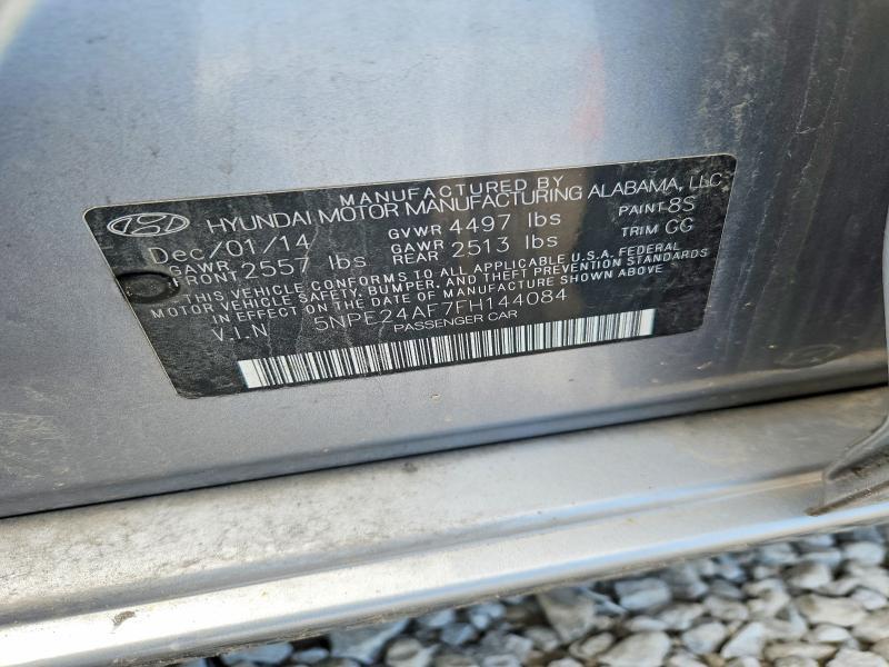 5NPE24AF7FH144084 2015 HYUNDAI SONATA photo no. 12