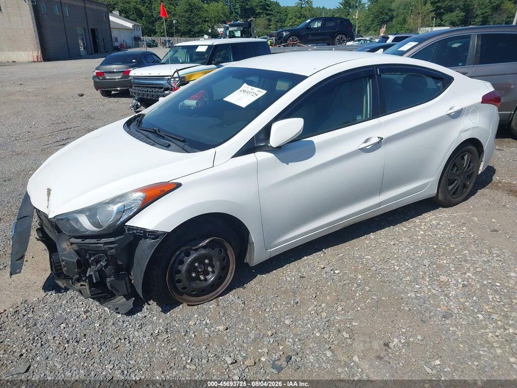5NPDH4AE3BH011155 2011 HYUNDAI ELANTRA photo no. 2
