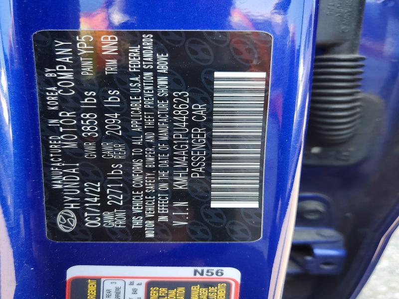 KMHLM4AG1PU448623 2023 HYUNDAI ELANTRA photo no. 12