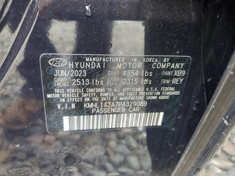KMHL14JA7PA329089 2023 HYUNDAI SONATA photo no. 12