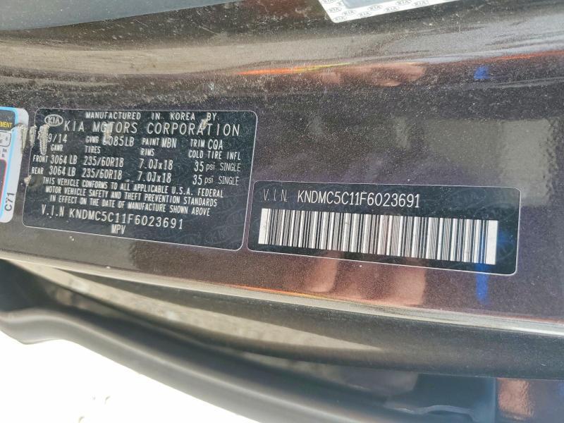 2015 KIA SEDONA EX — Фото 12 из 12