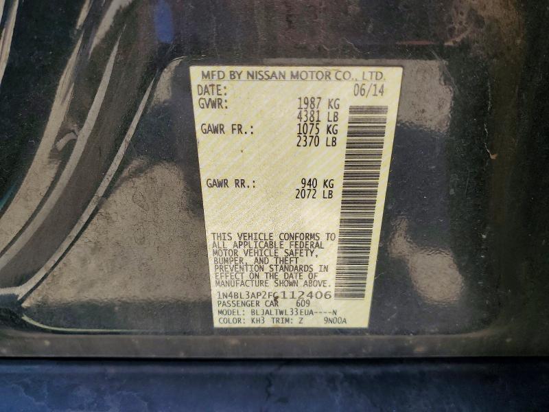 1N4BL3AP2FC112406 2015 NISSAN ALTIMA photo no. 12