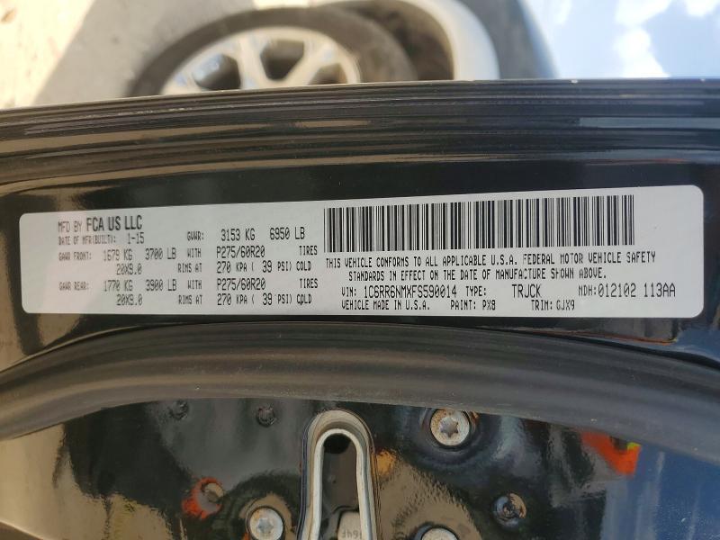 1C6RR6NMXFS590014 2015 RAM 1500 photo no. 12
