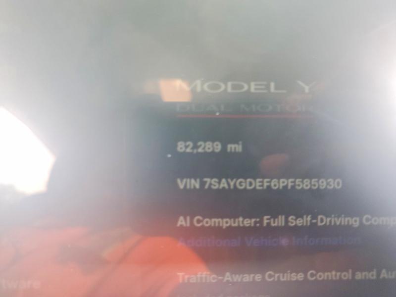 2023 TESLA MODEL Y — Фото 9 из 12