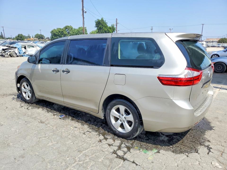 2015 TOYOTA SIENNA L 7-PASSENGER — Фото 2 из 14