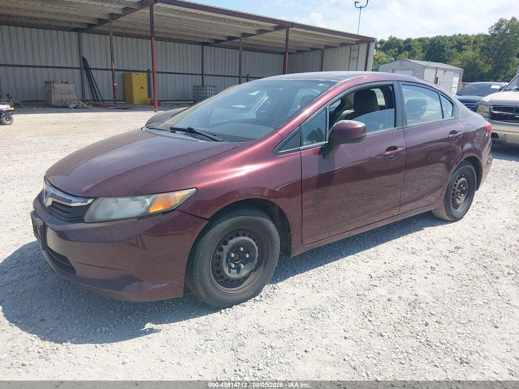 19XFB2F57CE108968 2012 HONDA CIVIC photo no. 2