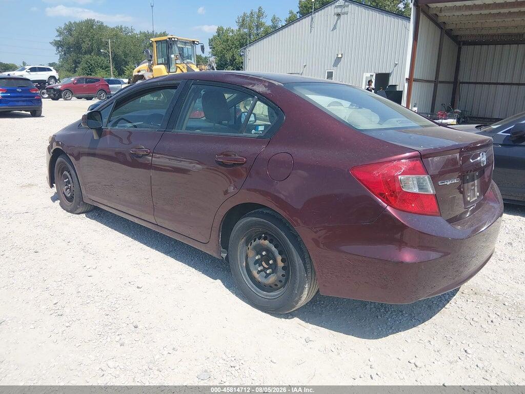 19XFB2F57CE108968 2012 HONDA CIVIC photo no. 3
