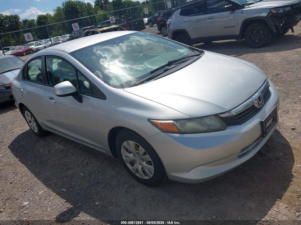 2HGFB2F56CH526735 2012 HONDA CIVIC photo no. 1
