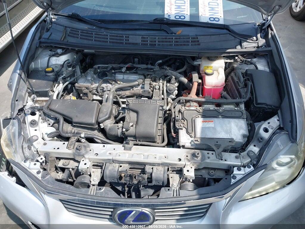 JTHKD5BH9C2105639 2012 LEXUS CT 200H photo no. 10