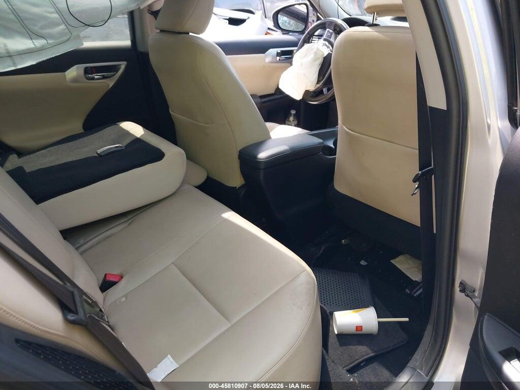 JTHKD5BH9C2105639 2012 LEXUS CT 200H photo no. 8