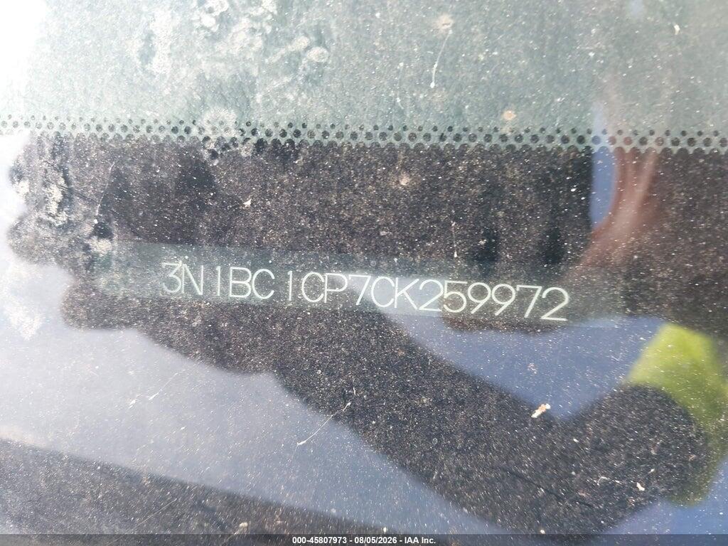 3N1BC1CP7CK259972 2012 NISSAN VERSA photo no. 9