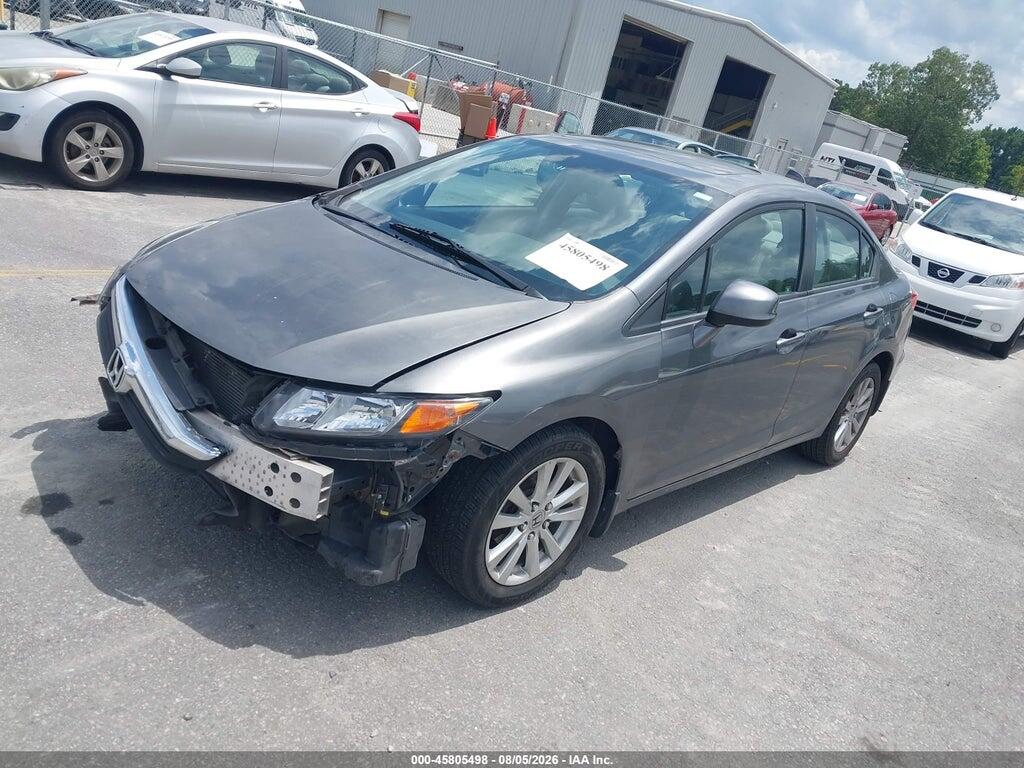 19XFB2F87CE005396 2012 HONDA CIVIC photo no. 2