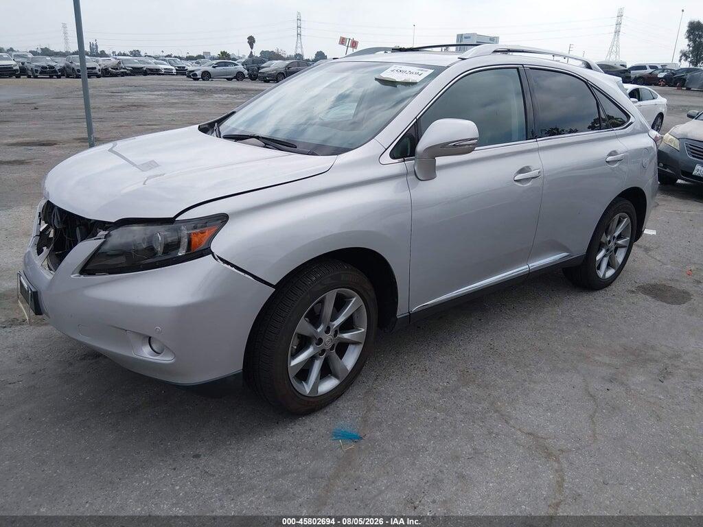 2T2ZK1BA8CC078495 2012 LEXUS RX 350 photo no. 2